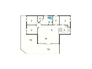 Ferienhaus Fjellerup Strand Grundriss 2