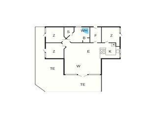 Casa de vacaciones Fjellerup Strand Plano de planta 3