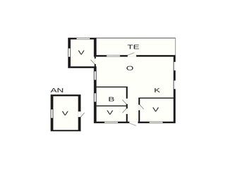 Vakantiehuis Lynderup Grondplan 40