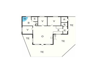 Maison de vacances Søndervig Plan d'étage 36