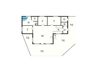 Maison de vacances Søndervig Plan d'étage 20