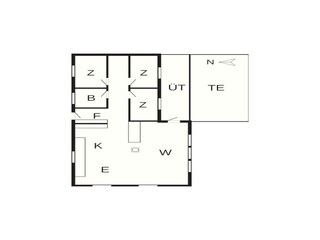 Vakantiehuis Lyngså Grondplan 2