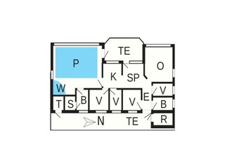 Vakantiehuis Lønstrup Grondplan 30