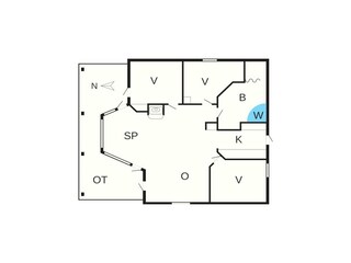 Casa per le vacanze Fjand Pianta del piano 37