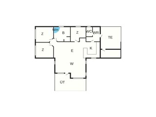 Vakantiehuis Bunken Grondplan 22