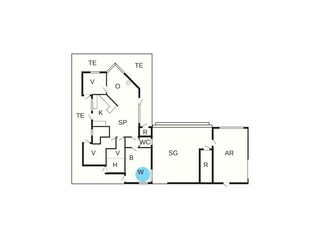 Vakantiehuis Ebeltoft Grondplan 27
