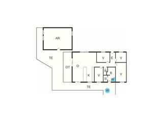 Casa per le vacanze Øster Grønning Pianta del piano 44