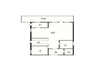 Vakantiehuis Løkken Grondplan 3