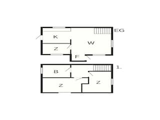 Vakantiehuis Havneby Grondplan 44