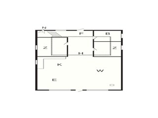 Casa de vacaciones Harboøre Plano de planta 6