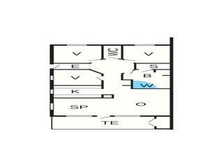 Vakantiehuis Egernsund Grondplan 32