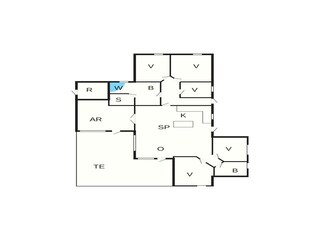 Maison de vacances Fjellerup Strand Plan d'étage 46