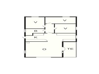 Casa de vacaciones Købingsmark Plano de planta 42