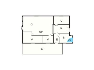 Maison de vacances Harboøre Plan d'étage 25