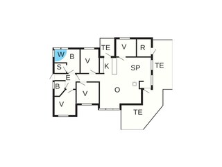 Vakantiehuis Humble Grondplan 25