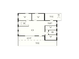Holiday house Blokhus Floor Plan 2