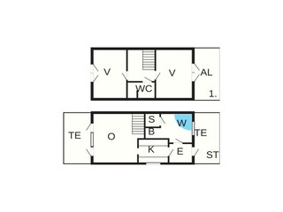 Maison de vacances Blåvand Plan d'étage 41