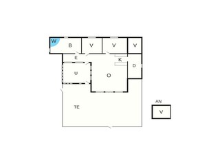 Vakantiehuis Bork Havn Grondplan 25