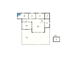 Holiday house Bork Havn Floor Plan 4
