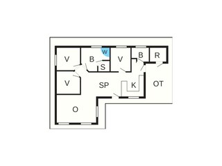 Ferienhaus Sjølund Grundriss 25