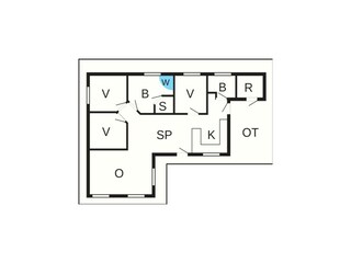 Ferienhaus Sjølund Grundriss 25