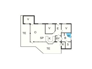 Vakantiehuis Falsled Grondplan 26