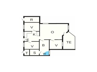 Vakantiehuis Otterndorf Grondplan 6