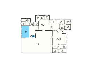 Casa de vacaciones Løkken Plano de planta 6
