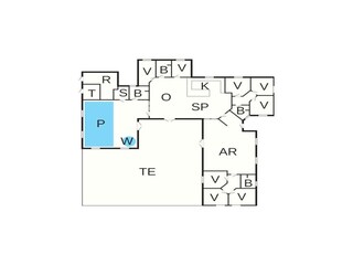 Vakantiehuis Løkken Grondplan 7