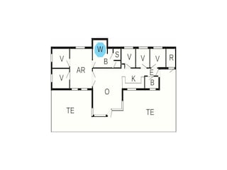 Casa de vacaciones Rødby Plano de planta 23