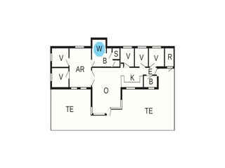 Maison de vacances Rødby Plan d'étage 5