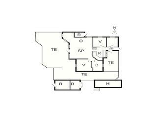 Vakantiehuis Nordborg Grondplan 23