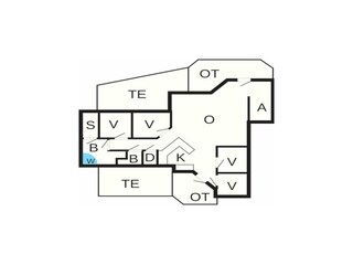 Vakantiehuis Marielyst Grondplan 8