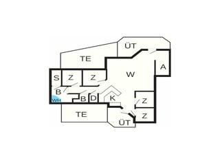 Vakantiehuis Marielyst Grondplan 9