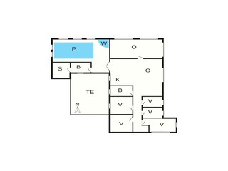 Ferienhaus Vestervig Grundriss 39