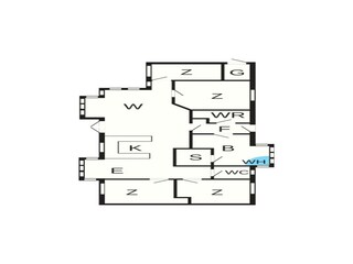 Casa de vacaciones Hasle Plano de planta 4
