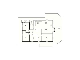 Casa de vacaciones Gjellerodde Plano de planta 41