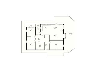 Vakantiehuis Gjellerodde Grondplan 3