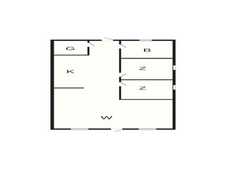 Casa de vacaciones Hovborg Plano de planta 2
