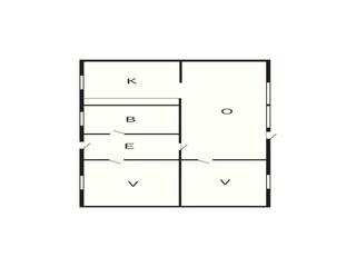 Vakantiehuis Marielyst Grondplan 15