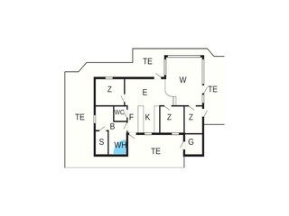 Vakantiehuis Løkken Grondplan 24