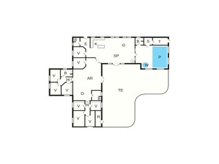 Casa de vacaciones Harboøre Plano de planta 7