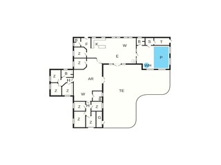 Casa de vacaciones Harboøre Plano de planta 8