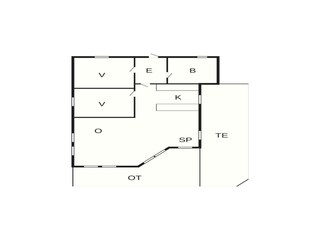 Casa per le vacanze Rønde Pianta del piano 36