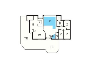Vakantiehuis Læsø Grondplan 23