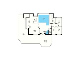 Vakantiehuis Læsø Grondplan 39