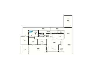 Vakantiehuis Tranum Strand Grondplan 38