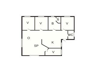 Ferienhaus Søndervig Grundriss 4