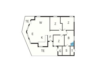Vakantiehuis Otterndorf Grondplan 24
