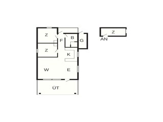 Casa de vacaciones Østby Plano de planta 5